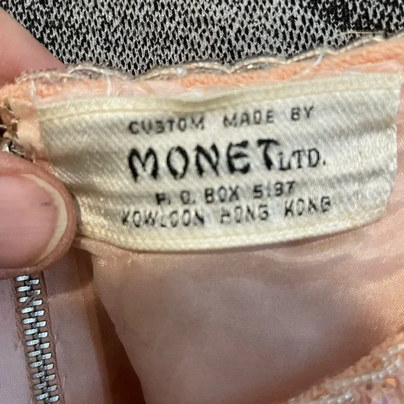 Monet Pink Beaded Women's Top - Picture 3 of 5